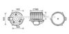 DAEWOO 96331060 Electric Motor, interior blower